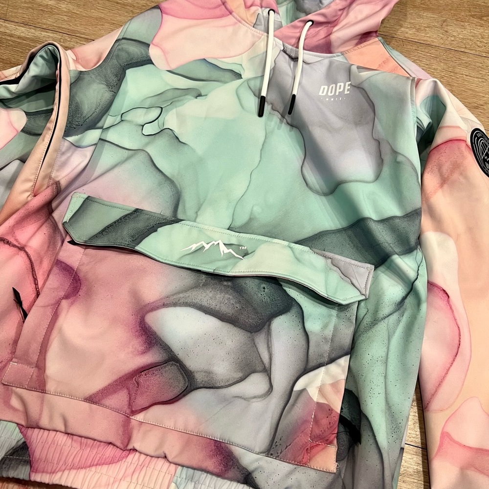 Women’s Dope Snow Wylie Snowboarding Hoodie Jacket Sweatshirt Medium